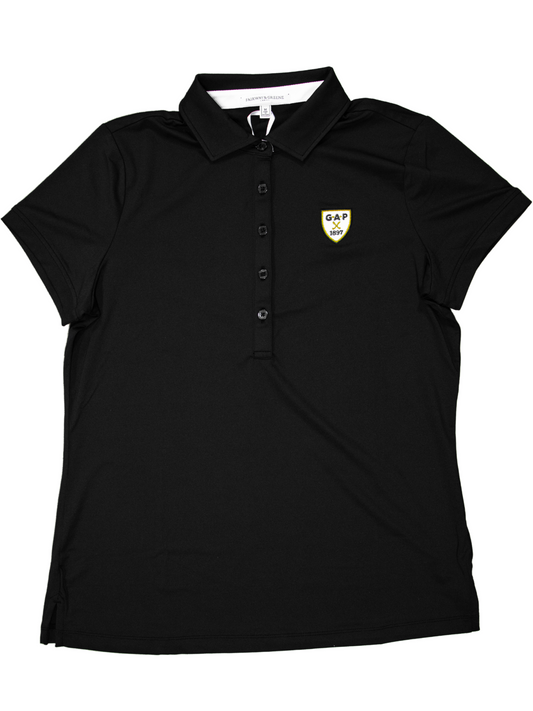 Fairway & Greene Ladies Claire Polo - GAP logo (black)